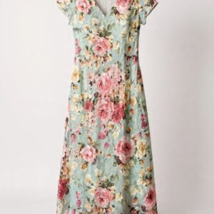 VESTIDO Pastel Rosas Cottagecore