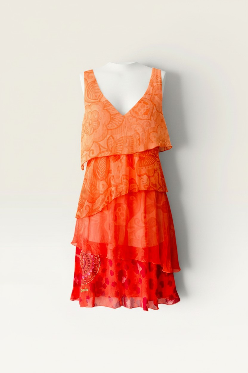 VESTIDO ESCALONADO
