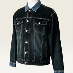 JACKET MEZCLILLA Y DEGRADADO EN TERCIOPELO