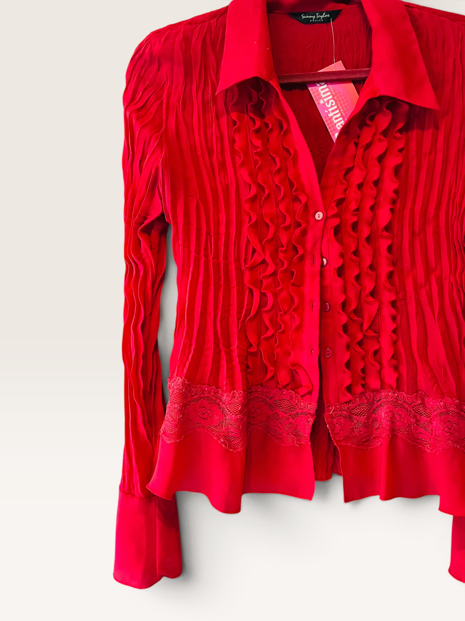 BLUSA CORRUGADA ROJA - Image 4