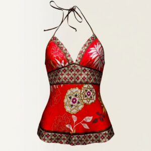 TOP ROJO HALTER