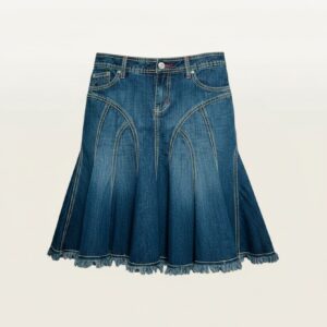 DENIM COWGIRL SKIRT