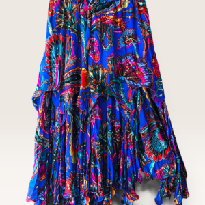 falda boho vintage seda